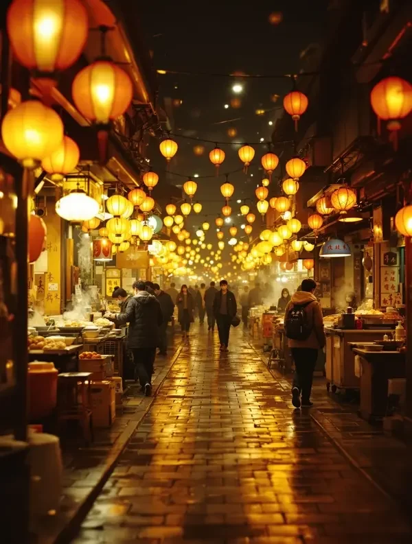 《夜市之光》短剧封面 - 夜市人生