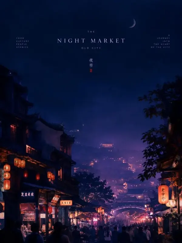 《烟火里的人间》短剧封面 - 夜市人生